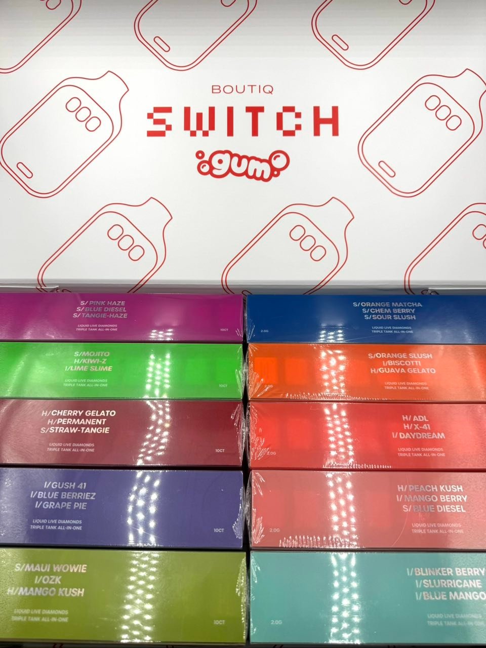 boutiq switch gum boutiq switch gum