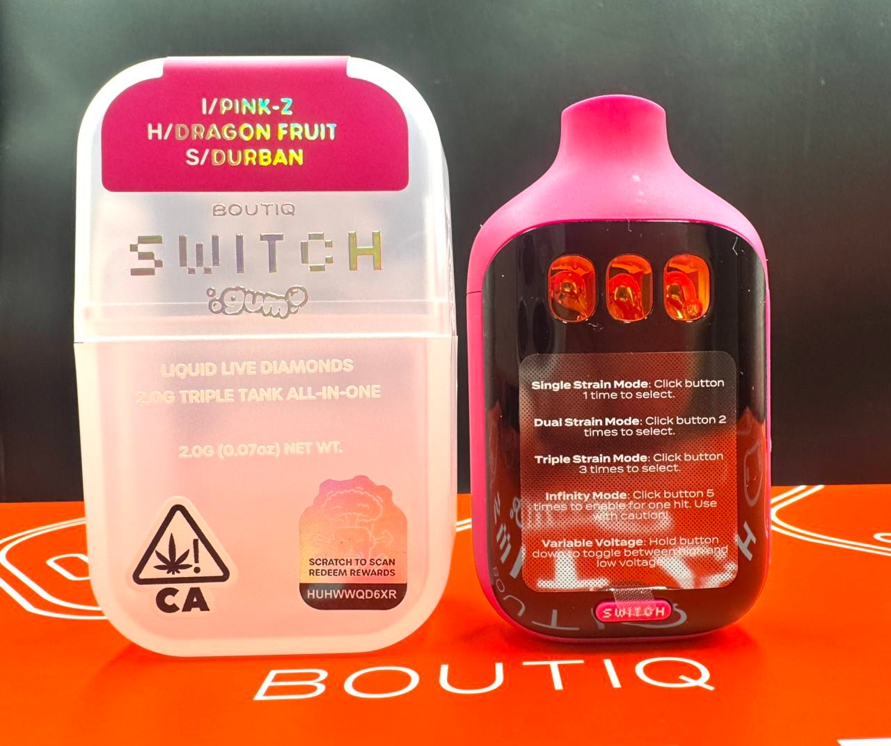 boutiq switch gum 2g disposable boutiq switch gum 2g disposable